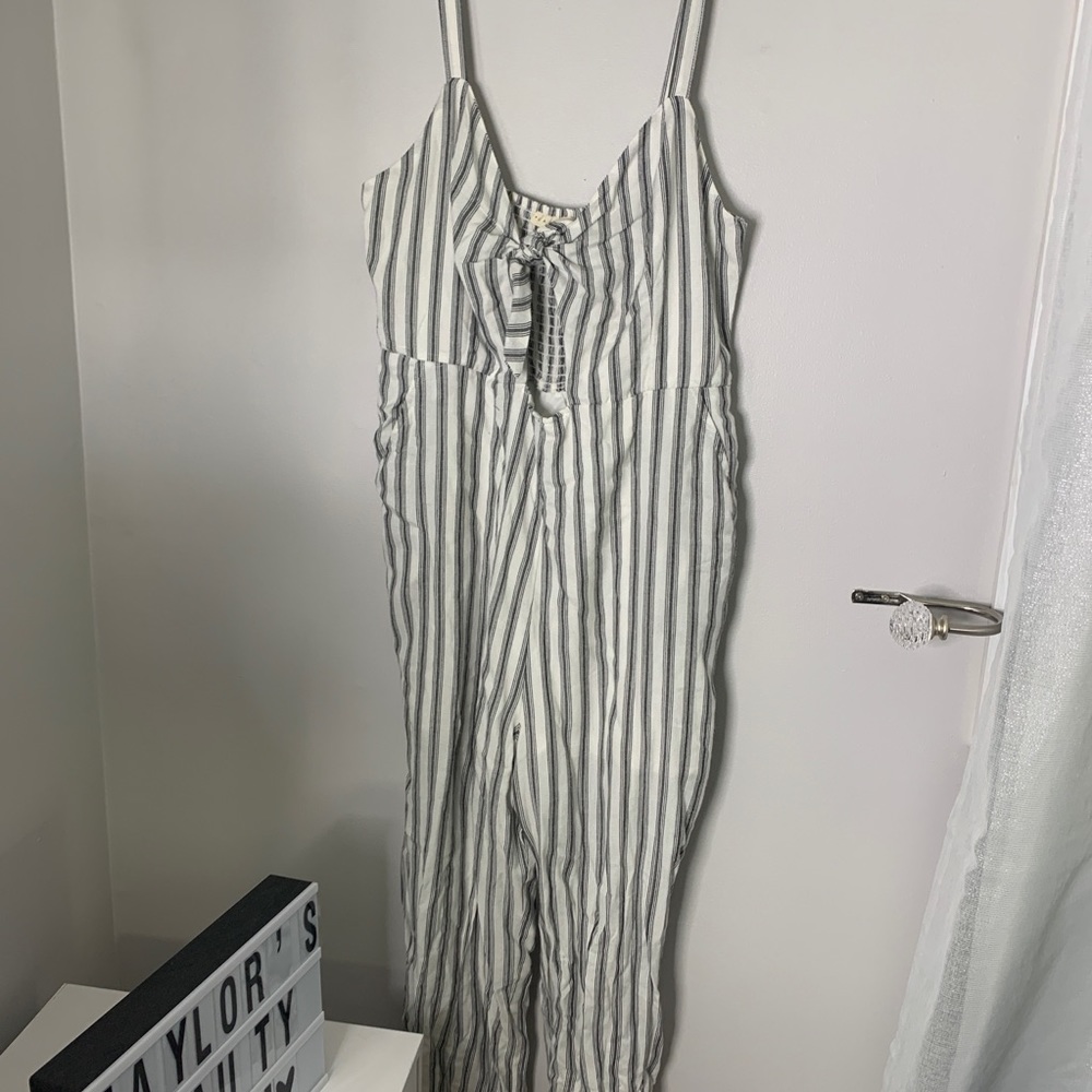 Striped Jumpsuit
